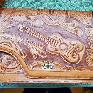 1950's Hand tooled purse